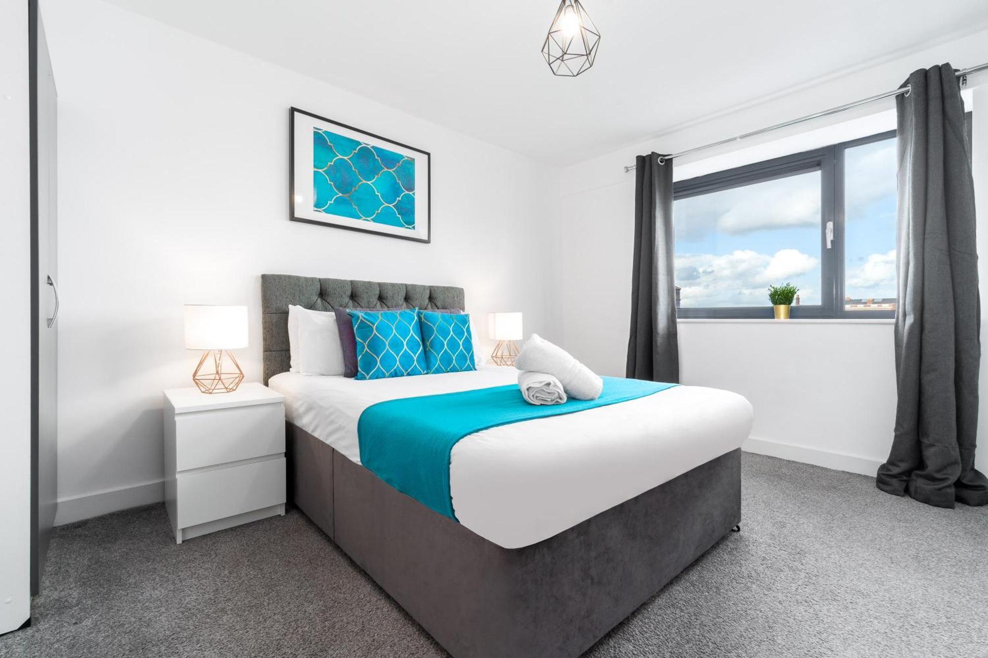 City Centre Apartment - Juliette Balcony - Fast Wifi 19A Birmingham Buitenkant foto
